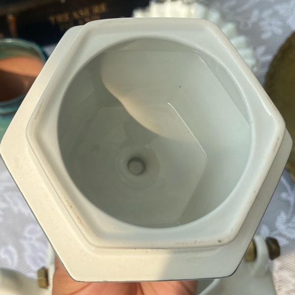 Vintage Mikasa Floral Teapot with Brass Handle Continental ‘Silk Flowers’ - Picture 2 of 4